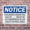Signmission Children Under The Age Of Pool Spa, 10 in W x Rectangle, Plastic OS-2PACK-NS-P-710-L-15340 - alternate 8